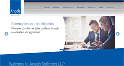 Desktop Screenshot of angels-solicitors.co.uk