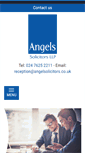 Mobile Screenshot of angels-solicitors.co.uk